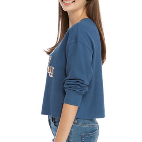 Cold Crush Long Sleeve Thermal Graphic T Shirt Size JR medium large blue - Picture 4 of 10